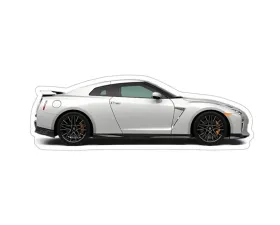 ZSPEC Design 4.9x1.6 inch Nissan GTR R35 White Car Vinyl Decal/Sticker