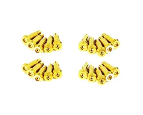 ZSPEC Design Gold Titanium Shoudler-Bolt Timing Covers Fastener Kit w/out Bushings Nissan 300ZX Z31 1984-1989