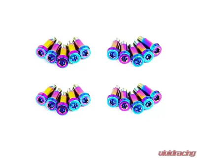 ZSPEC Design Burned Titanium Shoudler-Bolt Timing Covers Fastener Kit w/out Bushings Nissan 300ZX Z31 1984-1989 - 00843612124999