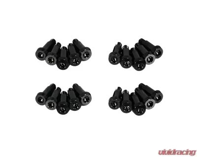 ZSPEC Design Black Titanium Shoudler-Bolt Timing Covers Fastener Kit w/out Bushings Nissan 300ZX Z31 1984-1989 - 00843612125095