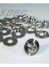 ZSPEC Design 10-Pack Burned Titanium Grade-5 M6-1.0x16mm Fender Fastener Kits                                     - 00843612125866 - Image 2