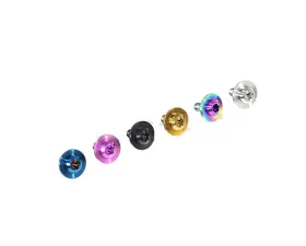 ZSPEC Design 10-Pack Black Titanium Grade-5 M6-1.0x16mm Fender Fastener Kits