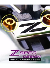 ZSPEC Design Blue Titanium Coil Brackets Dress-Up Bolts Fastener Kit Nissan 300ZX Z32 1990-1996                                     - 00843612126191 - Image 5