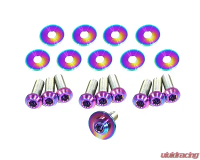 ZSPEC Design Black Titanium Struts & Strut-Braces Fastener Kits Chevrolet Camaro SS V8 2016+ - 00843612126443