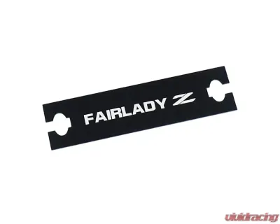 ZSPEC Design Laser-Etched Black "US Fairlady Z" Stereo Bezels Clock Hole-Cover Plate Nissan 300ZX Z32 1990-1999 - 00843612126948