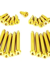 ZSPEC Design Gold Titanium Timing Covers Fasteners w/out Bushing Nissan 300ZX Z32 1990-1996                                     - 00843612128171 - Image 2