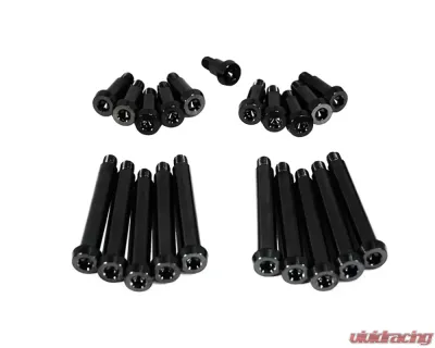 ZSPEC Design Black Titanium Timing Covers Fasteners w/out Bushing Nissan 300ZX Z32 1990-1996 - 00843612128225