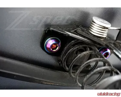 ZSPEC Design Purple Titanium Stage 2 Dress-Up Bolts Fastener Kit Infiniti Q50 | Q60 w/ VR30DDTT 2017-2020 - 00843612128287