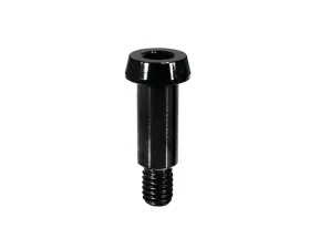 ZSPEC Design Black Grade-5 Titanium 15.7mm Shoulder/Shank Length M6-1.0x24mm Shoulder Bolt