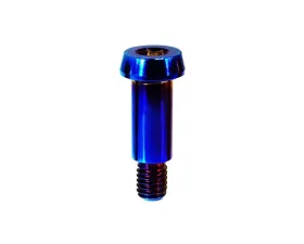 ZSPEC Design Blue Grade-5 Titanium 15.7mm Shoulder/Shank Length M6-1.0x24mm Shoulder Bolt