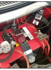 ZSPEC Design Gloss Purple Polished Stainless Battery Cable Bracket Nissan 300ZX Z32 1990-1999                                     - 00843612128621 - Image 4