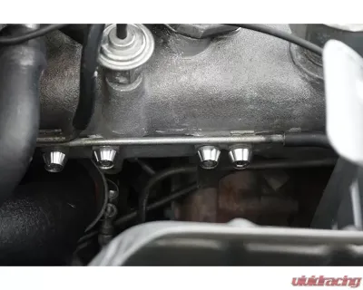 ZSPEC Design Gloss Yellow Stainless & Billet Stage 3 Dress-Up Bolts Fastener Kit Datsun 280ZX S130 1979-1983 - 00843612185198