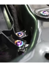 ZSPEC Design Red Titanium Stage 1 Dress-Up Bolts Fastener Kit Audi A4 B9 2.0L 2016-2020                                     - 00843612129444 - Image 16