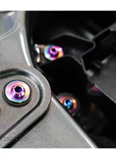 ZSPEC Design Red Titanium Stage 1 Dress-Up Bolts Fastener Kit Audi A4 B9 2.0L 2016-2020                                     - 00843612129444 - Image 3