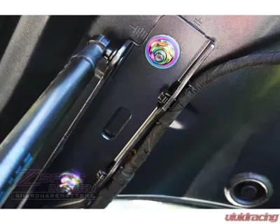 ZSPEC Design Red Titanium Stage 1 Dress-Up Bolts Fastener Kit Audi A4 B9 2.0L 2016-2020 - 00843612129444