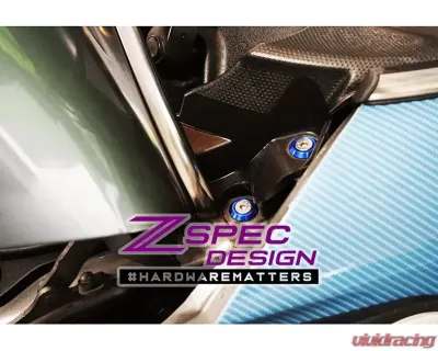 ZSPEC Design Gloss Red Stainless & Billet Stage 3 Dress-Up Bolts Fastener Kit Mini Clubman R55 2007-2014 - 00843612129963