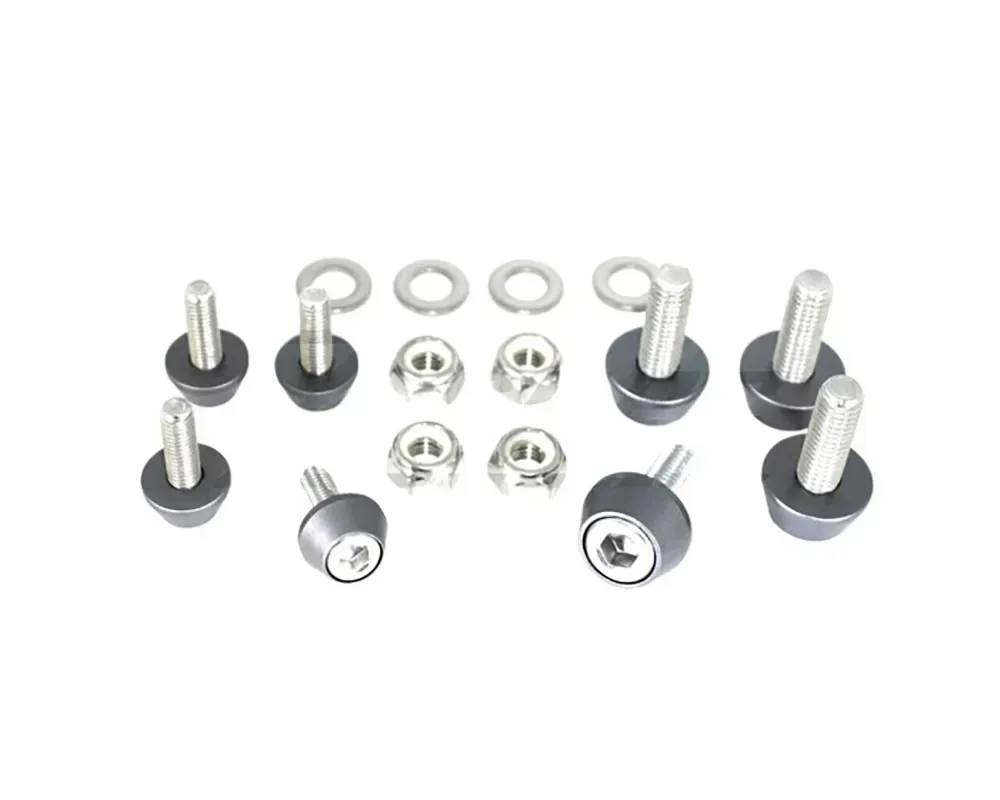 ZSPEC Design Stainless & Billet Raditor & Shroud Fastener Kit w/ Gloss Purple Washers Datsun S30 240Z | 260Z | 280Z - 00843612130747