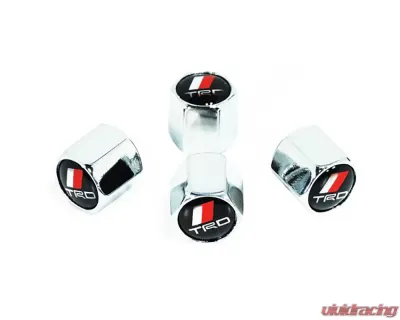 ZSPEC Design Chrome TRD Style Valve Stem Tire Caps - 00843612130914