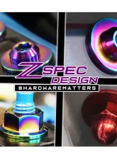 ZSPEC Design Blue Titanium Stage 3 Dress-Up Bolts Fastener Kit Chevrolet Camaro SS V8 2016+                                     - 00843612130419 - Image 3