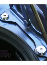 ZSPEC Design Dark Blue Stainless & Billet Dress-Up Bolts Trunk Fastener Kit Subaru Legacy 2016-2021                                     - 00843612131720 - Image 2