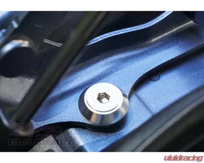 ZSPEC Design Dark Blue Stainless & Billet Dress-Up Bolts Trunk Fastener Kit Subaru Legacy 2016-2021 - 00843612131720