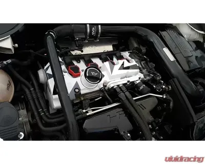 ZSPEC Design Gloss Red Stainless & Billet Stage 3 Dress-Up Bolts Fastener Kit Volkswagen Golf R MK6 2010-2014 - 00843612132086