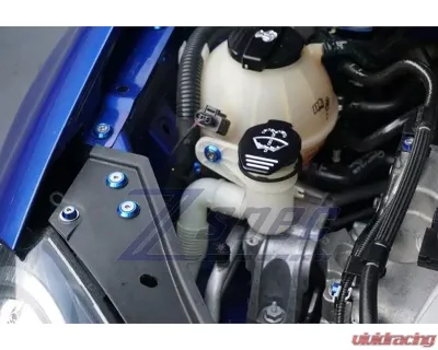 ZSPEC Design Gloss Red Stainless & Billet Stage 3 Dress-Up Bolts Fastener Kit Volkswagen Golf R32 MK5 2006-2009 - 00843612132253