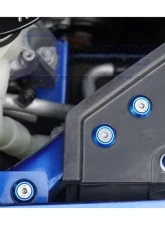 ZSPEC Design Gloss Red Stainless & Billet Stage 3 Dress-Up Bolts Fastener Kit Volkswagen Golf R32 MK5 2006-2009                                     - 00843612132253 - Image 6