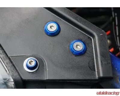 ZSPEC Design Gloss Red Stainless & Billet Stage 3 Dress-Up Bolts Fastener Kit Volkswagen Golf R32 MK5 2006-2009 - 00843612132253