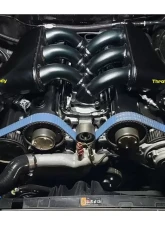 ZSPEC Design Stainless & Billet Throttle Bodies & TPS Sensor Fastener Kit w/ Gulf Blue Washers Merlin Machining Nissan 300ZX Z32 1990-1999                                     - 00843612132406 - Image 3