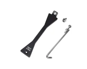 ZSPEC Design Black Billet Battery Hold Down/Bracket Kit w/ Stainless Hardware Nissan 300ZX Z31 1984-1989