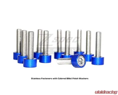 ZSPEC Design Gloss Purple Stainless & Billet Stage 3 Dress-Up Bolts Fastener Kit Nissan Juke 2011-2017 - 00843612132680