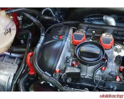 ZSPEC Design Gloss Purple Stainless & Billet Stage 1 Dress-Up Bolts Fastener Kit Volkswagen MK6 Golf GTI | Jetta 2.0L 2010-2014 - 00843612133090