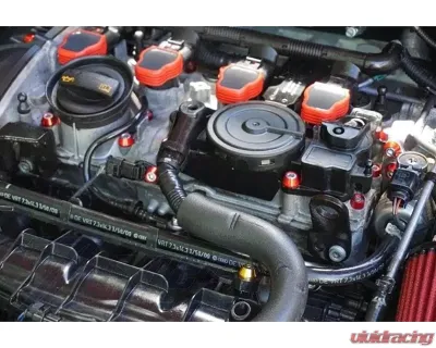 ZSPEC Design Gloss Purple Stainless & Billet Stage 1 Dress-Up Bolts Fastener Kit Volkswagen MK6 Golf GTI | Jetta 2.0L 2010-2014 - 00843612133090