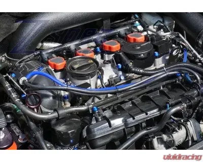 ZSPEC Design Gloss Purple Stainless & Billet Stage 1 Dress-Up Bolts Fastener Kit Volkswagen MK6 Golf GTI | Jetta 2.0L 2010-2014 - 00843612133090