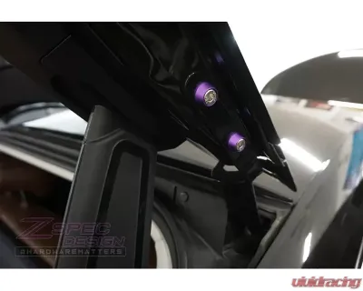 ZSPEC Design Neochrome Stainless & Billet Stage 3 Dress-Up Bolts Fastener Kit Audi A7 4G8 3.0L 2012-2018 - 00843612134080