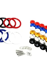 ZSPEC Design Quick Release Bumper Fastener Kit w/ Blue Catches & Red Bands                                     - 00843612134172 - Image 3