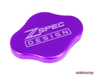 ZSPEC Design Purple Billet Fluid Resrvoir Cap Cover w/ ZSPEC Logo Nissan Z RZ34 2023-2024 - 00843612134523