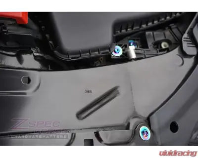 ZSPEC Design Gold Titanium Stage 1 Dress-Up Bolts Fastener Kit Audi A7 4G8 3.0L 2012-2018 - 00843612134189