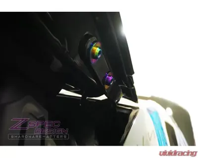 ZSPEC Design Black Titanium Dress-Up Bolts Trunk Fastener Kit Audi A7 4G8 3.0L 2012-2018 - 00843612127785