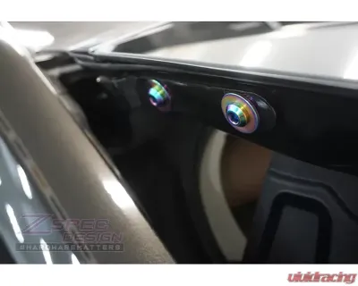 ZSPEC Design Black Titanium Dress-Up Bolts Trunk Fastener Kit Audi A7 4G8 3.0L 2012-2018 - 00843612127785