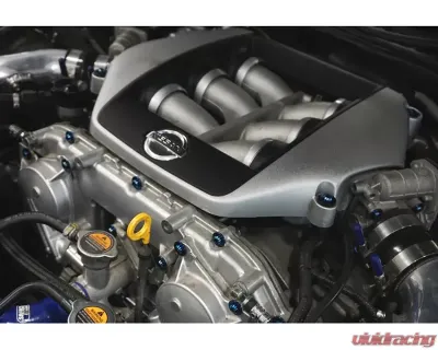 ZSPEC Design Blue Titanium Stage 1 Dress-Up Bolts Fastener Kit Nissan GT-R R35 2009-2023 - 00843612135209