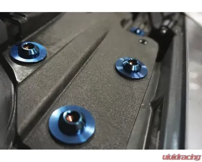 ZSPEC Design Blue Titanium Stage 1 Dress-Up Bolts Fastener Kit Nissan GT-R R35 2009-2023 - 00843612135209