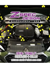 ZSPEC Design Neochrome Stainless & Billet Stage 2 Dress-Up Bolts Fastener Kit Audi A5 8W6 2.0L 2018-2022                                     - 00843612135711 - Image 2