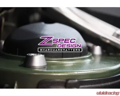 ZSPEC Design Gunmetal Stainless & Billet Stage 1 Dress-Up Bolts Fastener Kit Audi A5 8W6 2.0L 2018-2022 - 00843612138583