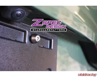 ZSPEC Design Gunmetal Stainless & Billet Stage 1 Dress-Up Bolts Fastener Kit Audi A5 8W6 2.0L 2018-2022 - 00843612138583