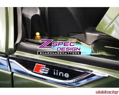 ZSPEC Design Purple Titanium Stage 2 Dress-Up Bolts Fastener Kit Audi A5 8W6 2.0L 2018-2023 - 00843612135810