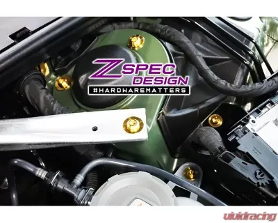 ZSPEC Design Purple Titanium Stage 2 Dress-Up Bolts Fastener Kit Audi A5 8W6 2.0L 2018-2023 - 00843612135810