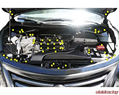 ZSPEC Design Gloss Red Stainless & Billet Stage 2 Dress-Up Bolts Fastener Kit Nissan Altima 2013-2016 - 00843612136268