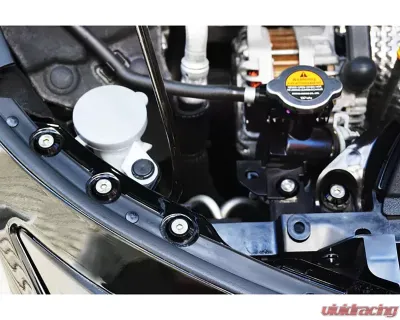 ZSPEC Design Gloss Red Stainless & Billet Stage 2 Dress-Up Bolts Fastener Kit Nissan Altima 2013-2016 - 00843612136268